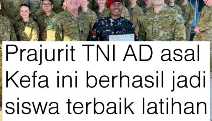 Harumkan Nama TTU Tingkat Internasional, Anggota TNI AD ini Raih Penghargaan Siswa Terbaik Latihan Militer Lintas Negara