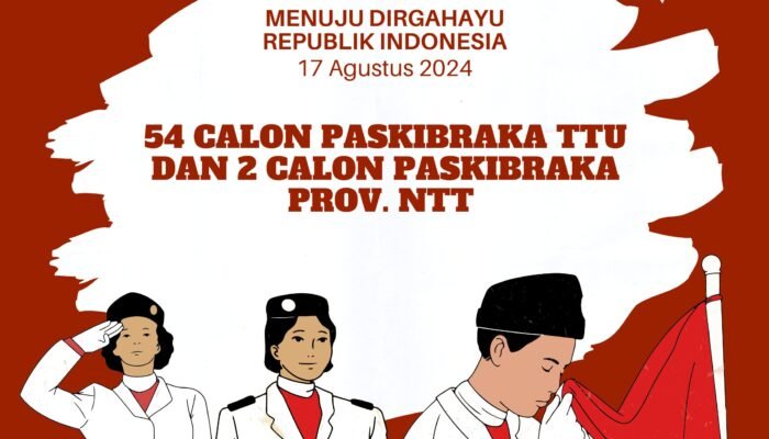 54 Orang Siswa Lulus Calon Paskibraka Tingkat Kabupaten TTU, Dua Lolos ke Provinsi, Ini Daftar Nama-namanya
