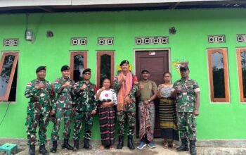 Tak Kenal Lelah, Yonkav 6/Naga Karimata Renovasi Rumah Warga di Perbatasan RI-RDTL