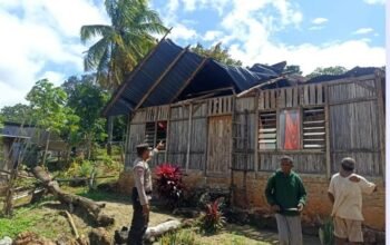 Angin Kencang Obrak-abrik Rumah Warga di Insana TTU