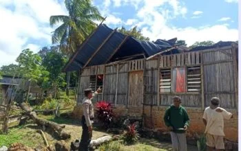 Angin Kencang Obrak-abrik Rumah Warga di Insana TTU