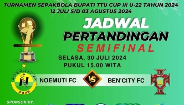 Bakal Seru! Laga ‘Hidup-Mati’ 4 Tim di Semi Final Piala Bupati TTU Cup III 2024