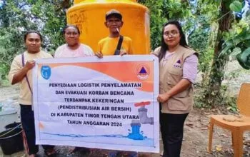 BPBD TTU Distribusi Air Bersih untuk Warga di 21 Kecamatan