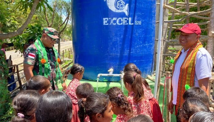 Dandim 1618/TTU Resmikan Sumur Bor di Noemuti Timur