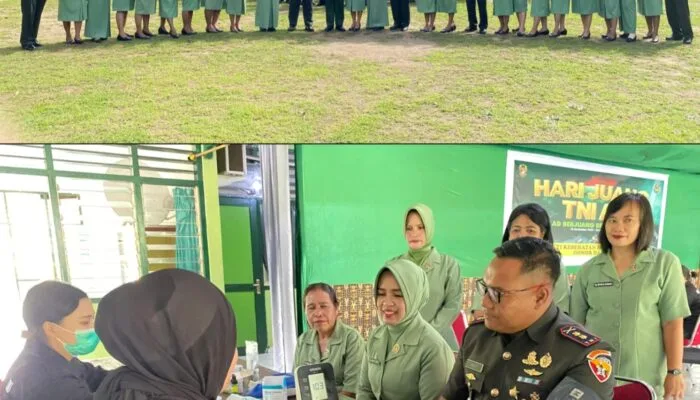 Hari Juang TNI AD, Kodim 1618/TTU Gelar Upacara dan Donor Darah